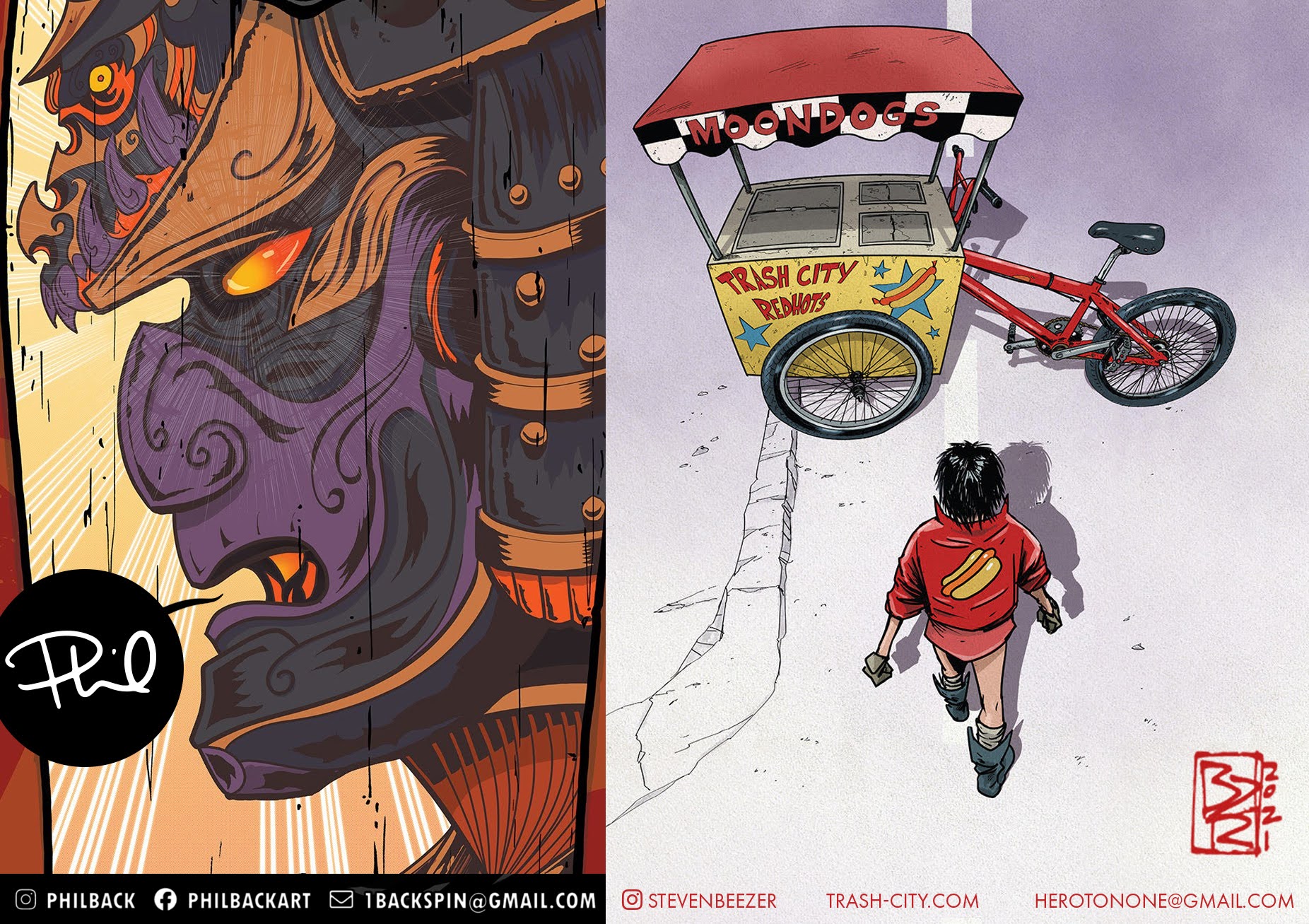 SuperKick74: The Art of Phil Back and Steven Beezer project image