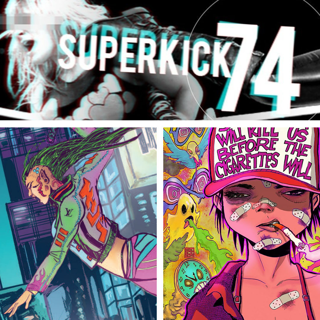 SuperKick74: The Art of Phil Back and Steven Beezer project image